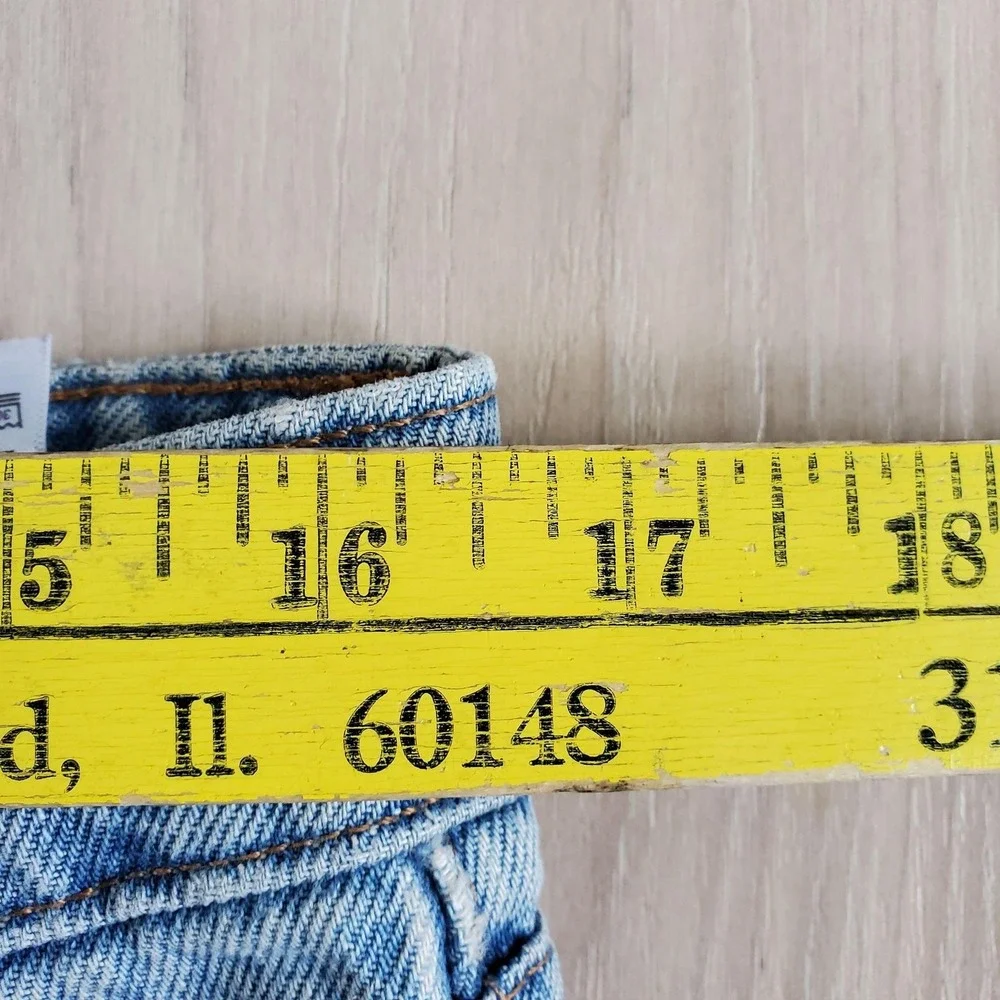 Calvin Klein Jeans Mens 32x32 Blue Light Wash Slim Tapered Cotton Denim Casual